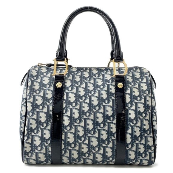 DIOR Navy Boston Bag - Picture 1 of 16